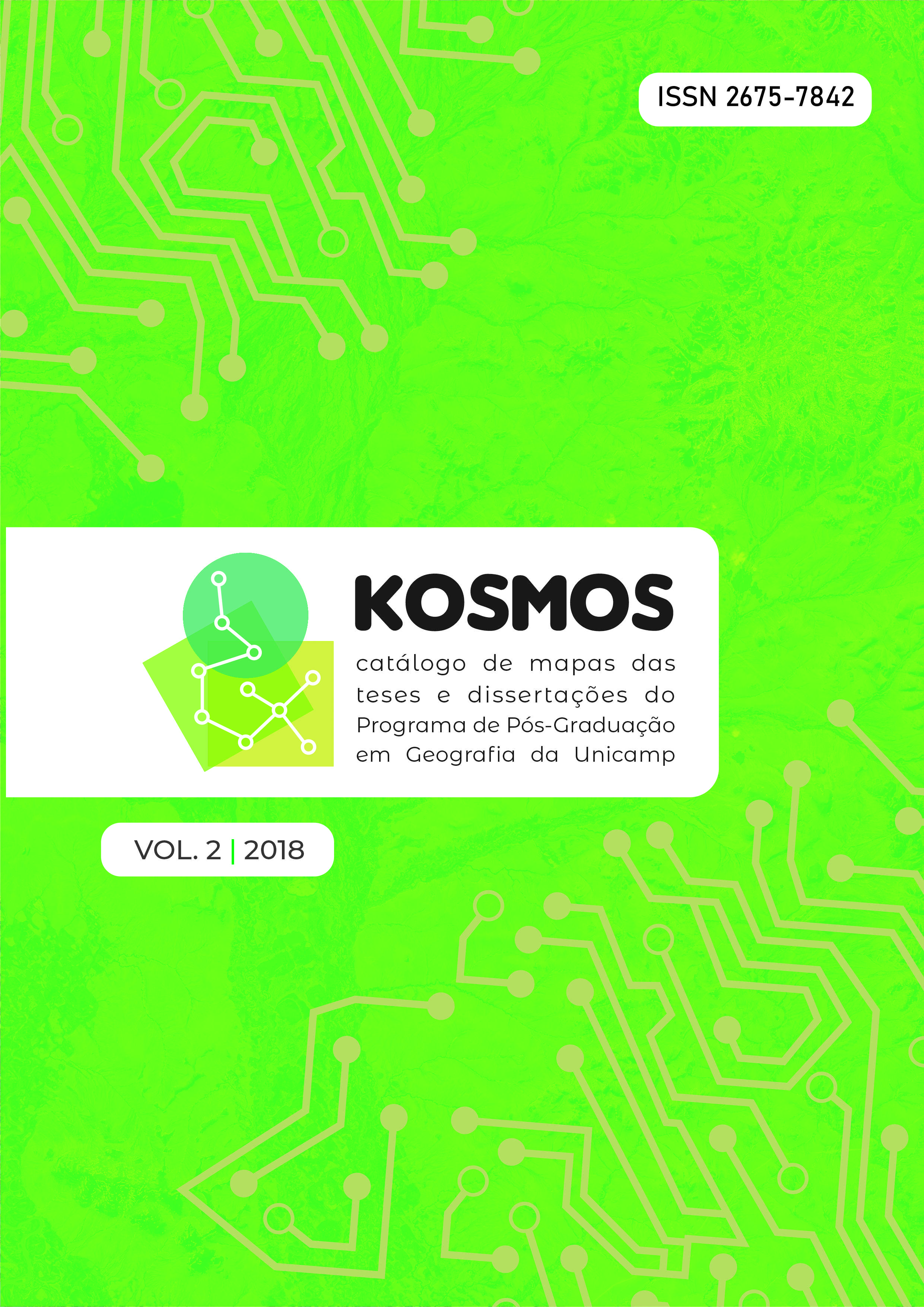 					Visualizar v. 2 (2018): Kosmos: catálogo de mapas das teses e dissertações do Programa de Pós-Graduação em Geografia da Unicamp
				