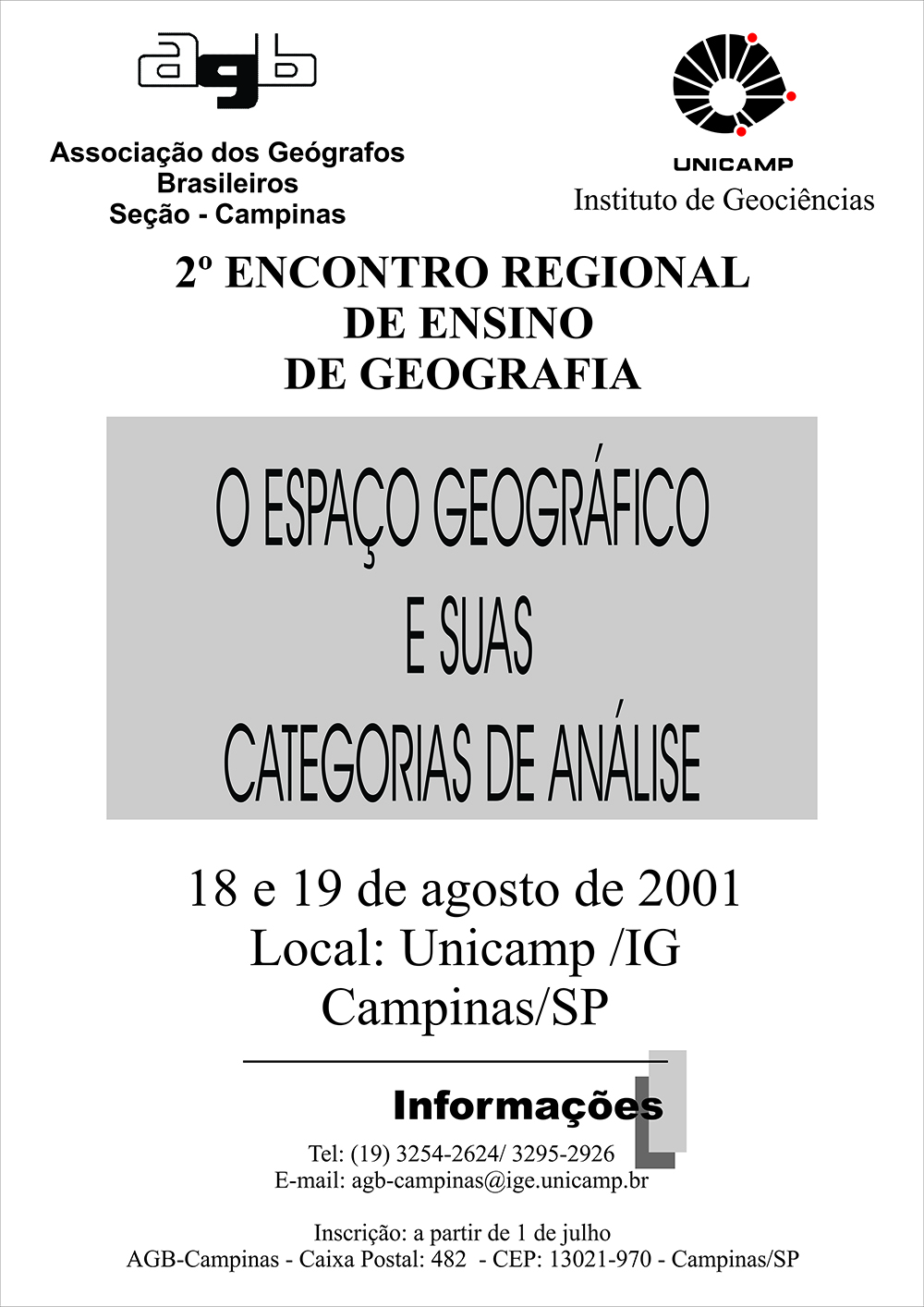 					Visualizar 2001: O espaço geográfico e suas categorias de análise
				